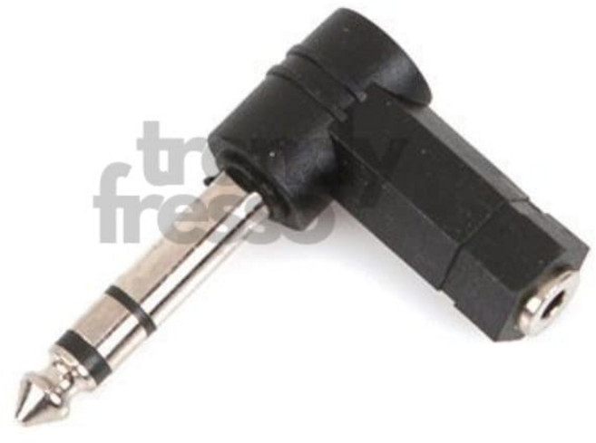 -3.5 암 5.5 숫 ㄱ자 총알잭 55 스테레오 변환잭 오디오 케이블 변환 연결 어댑터, 쿠팡 영앤동 본상품선택, 1개