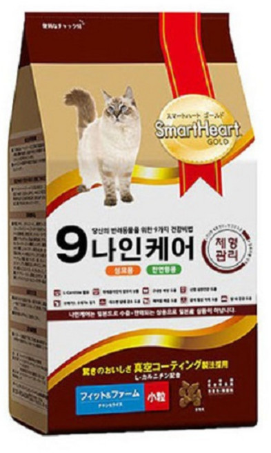 와와펫 나인케어 캣 고양이사료 1.2kg 체형관리, 다이어트(체중유지), 1.2g, 1개