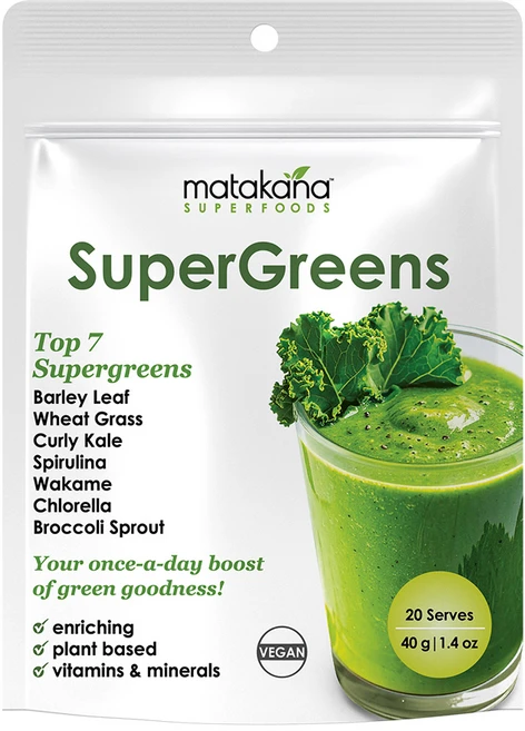 마타카나 슈퍼그린 파우치 채소 동결건조분말 클렌즈 슈퍼푸드, 1개, 40g - 쿠팡