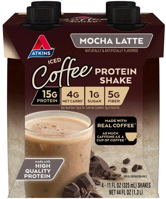 앳킨즈 프로틴 쉐이크 모카 라떼, 1개 - 쿠팡