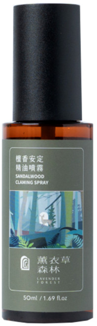 薰衣草森林 檀香定安精油噴霧 / 薰衣草好眠精油噴霧, 1個