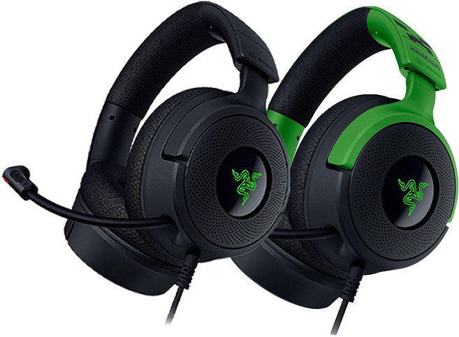 Razer Kraken V4 X 電競耳機, 黑色,主商品+黑色耳機架
