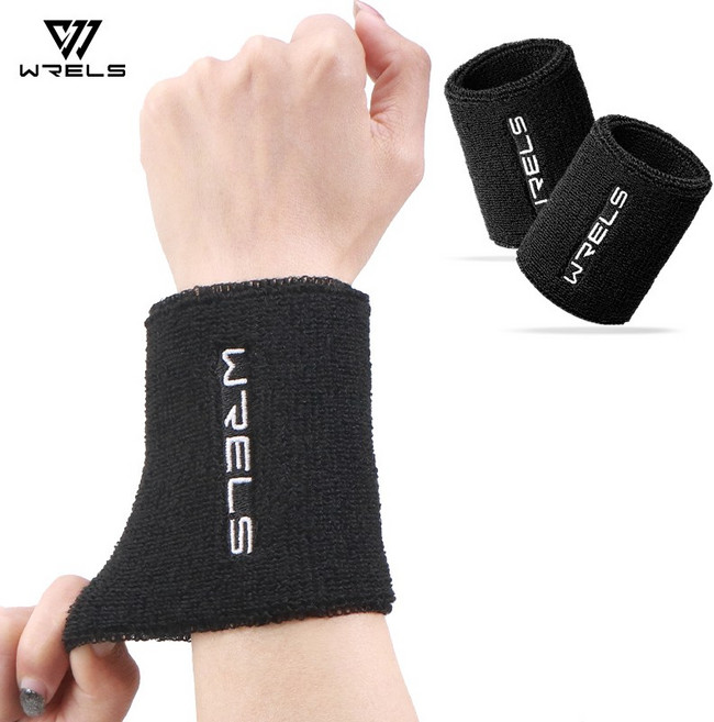 WRELS 초경량 터프트 스포츠 손목보호대 가압 통기성 남녀공용 러닝 등산 여름용, 2개, 블랙