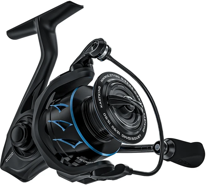 KastKing Spartacus III 방수 스피닝 릴 배스 파이크 낚시용 최대 드래그 파워 195g 라이트 무게추 7 10kg, 11, 2500의 시리즈, Black