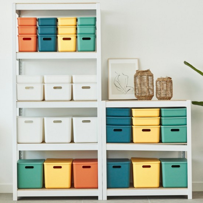 팬트리 수납 리빙박스 소품품정리함, 손잡이형S, 1개