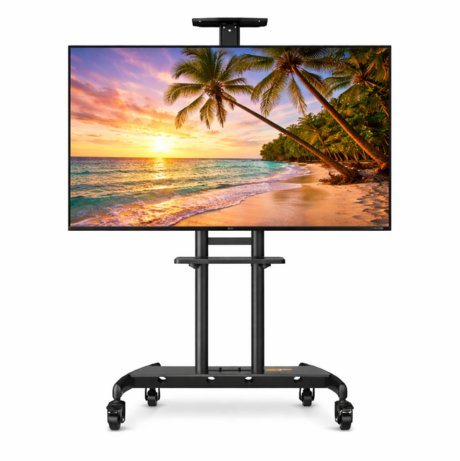 이동식 TV 스탠드 바퀴형 회의실 강의용 브라켓 55~90인치, 1000개, HMS-190