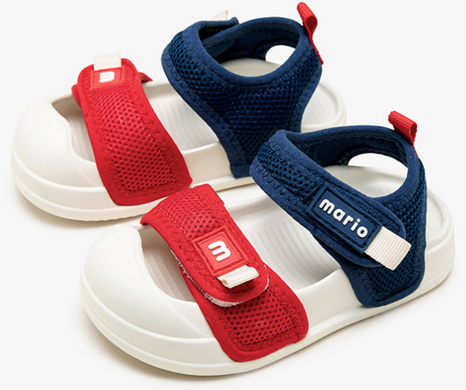 컬러팝 에어핏 키즈 샌들 아쿠아슈즈 겸용 메쉬 여름 샌들