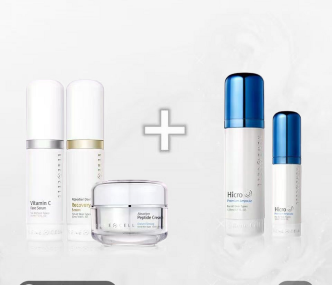 르네셀 비타민C 3종세트+르네셀 하이크로 큐 프리미엄 앰플 세트, 1개