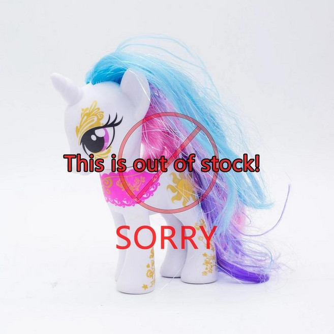 마이 리틀 포니 올드 모델 모형 액션 피규어 트와일라이트 스파클 핑크 파이 레인보우 대시 인형 장식품 수집, 1개, 3. A4