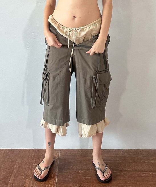 [국내정품] 스컬프터 Bermuda Utility Pants Khaki 113714