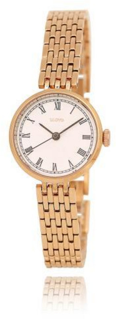 로이드 중형사이즈 원형 다대 로즈골드 메탈시계 LL2G20311RGG