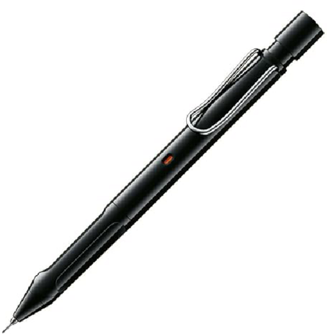 라미 LAMY 사파리 쿠루토가 KURUTOGA 인사이드 샤프 펜슬 일본 필기구 0.5mm, 1개, 블랙 0.5mm