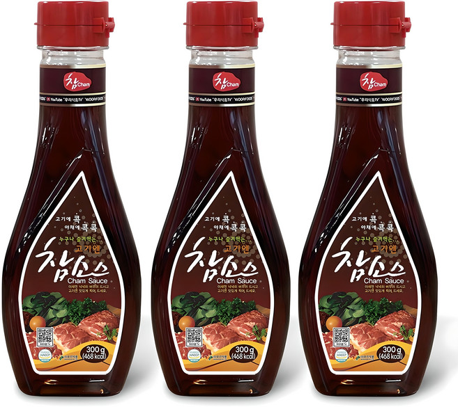 참 고기엔 참소스, 300g, 3개