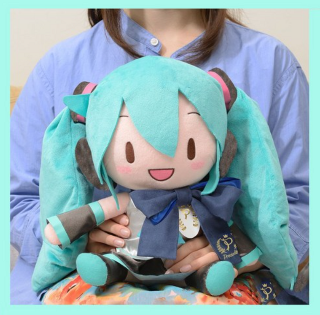 하츠네미쿠 봉제 인형 32cm 애니 캐릭터 굿즈 미쿠 plush, 하츄네미쿠