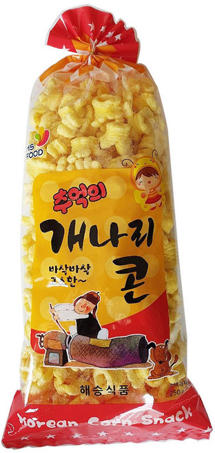 해승식품 추억의 과자 개나리콘, 1개, 250g