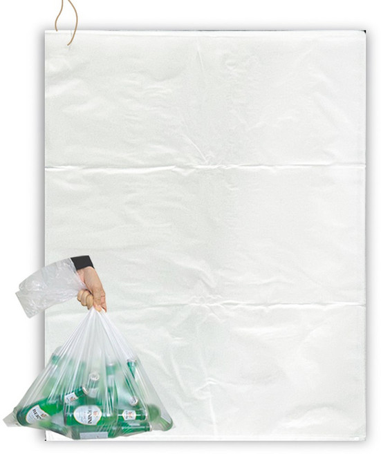 평판 쓰레기봉투 반투명, 80L, 500개