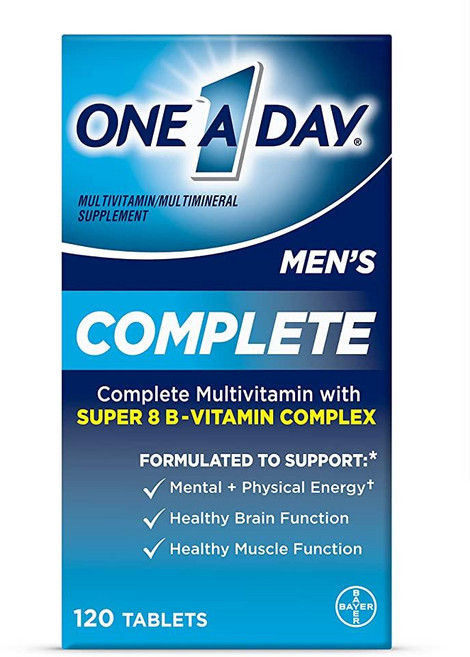 원어데이 남성용 컴플리트 멀티비타민 태블릿 120정, 1개
