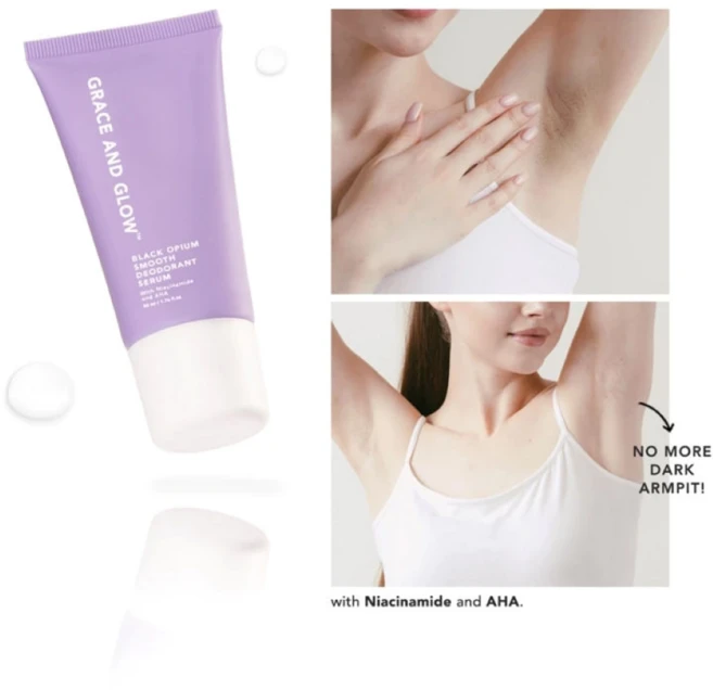Grace and Glow Bright & Smooth Deodorant Roll On Serum 그레이스 앤 글로우 브라이트 & 스무스 데오도란트 롤온 세럼, 2개, 50ml - 쿠팡