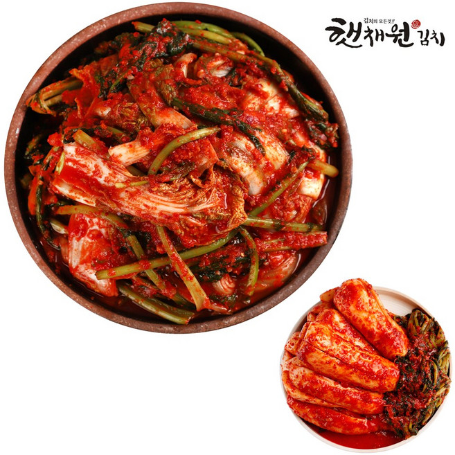 매일 담가 보내는 국산 전라도 얼갈이 열무 김치 3KG + 총각 김치 2KG 세트, 1개