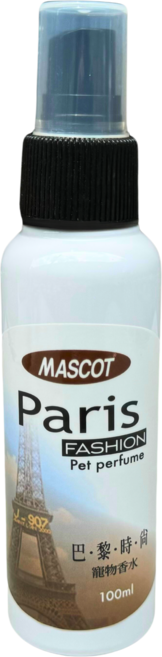 MASCOT 美克 巴黎時尚寵物香水100mL 寵物香氛 寵物精油 台灣製造 溫和無負擔, 1個