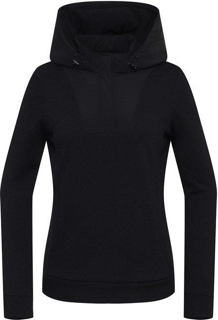 [JDX] 여성 패딩 패치 반집업 후드(X2TLU8460BK)