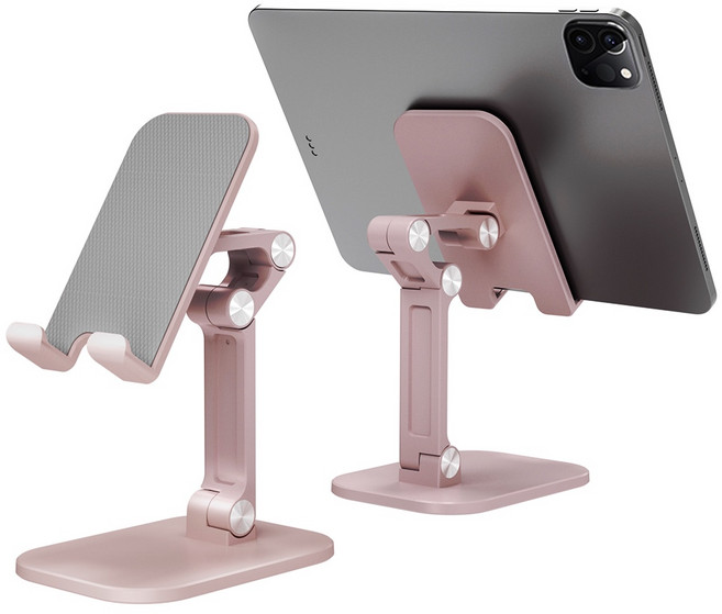 三軸穩定平板/手機支架, 1個, 奶茶粉