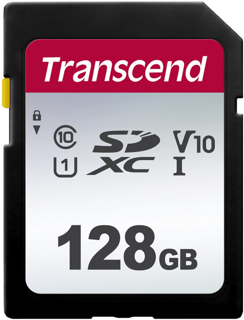 트랜센드 SDHC 메모리 카드 SDC300S, 128GB, 1개