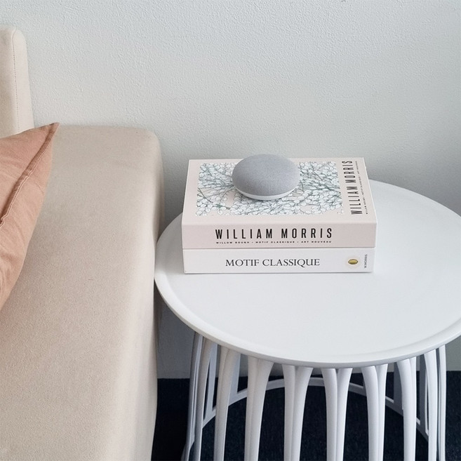 오브제탭 책모양 멀티탭 콘센트 전선 인테리어 정리함, 윌리엄모리스, 1개