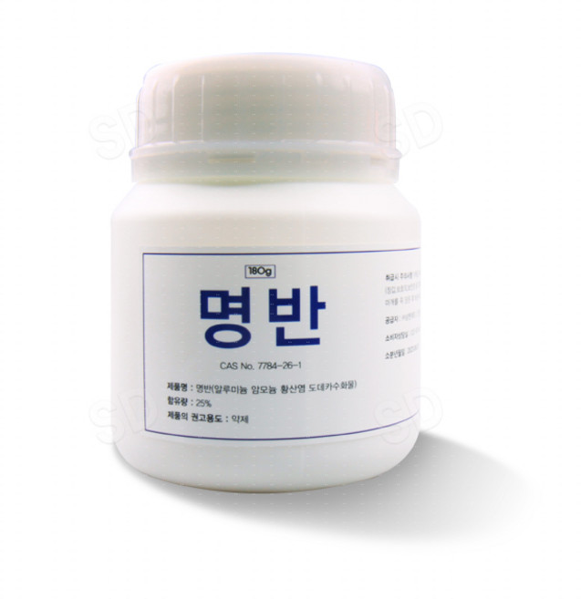 삼현제약 명반 100g, 180g, 1개