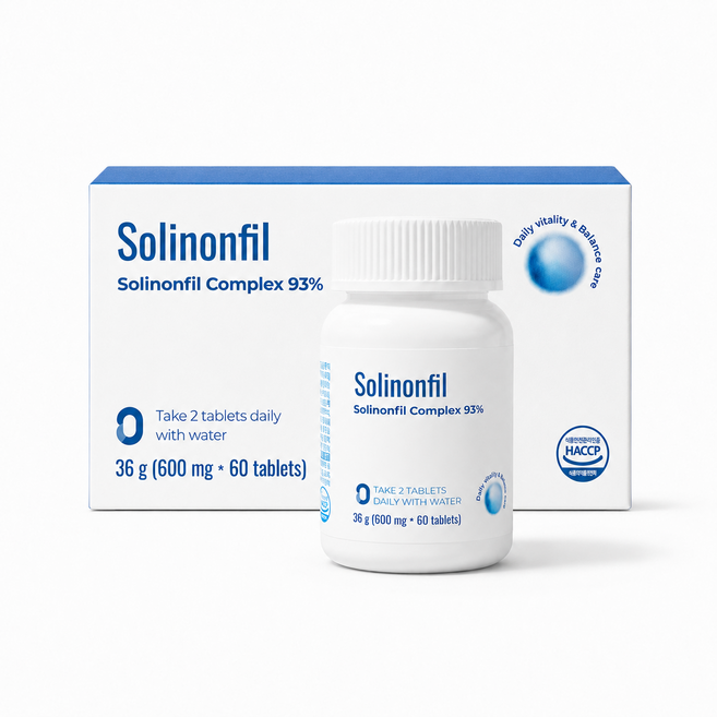 3위 - 솔리논필 Solinonfil Complex, 1개, 60정