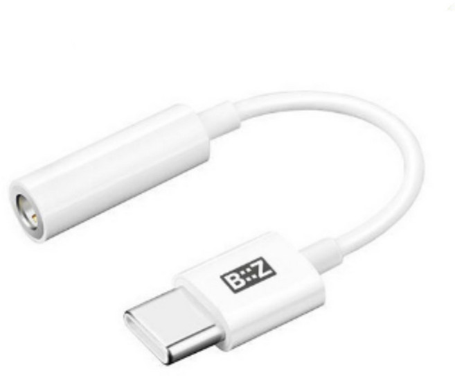 C타입 이어폰 젠더 변환 어댑터 노트 연결 단자, 1개