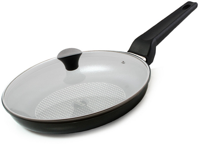 국산 키친아트 뚜껑세트 블랙 다이아몬드코팅 프라이팬, 1개, 뚜껑 + 프라이팬30cm