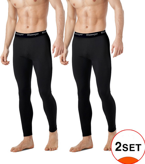 슬레진저 남성용 바디웜 타이즈 내복 2p