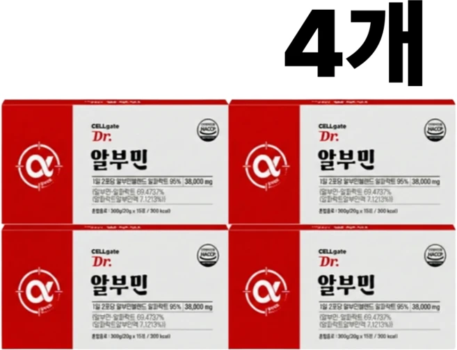 셀게이트 닥터 알부민, 4박스, 15회분 - 쿠팡