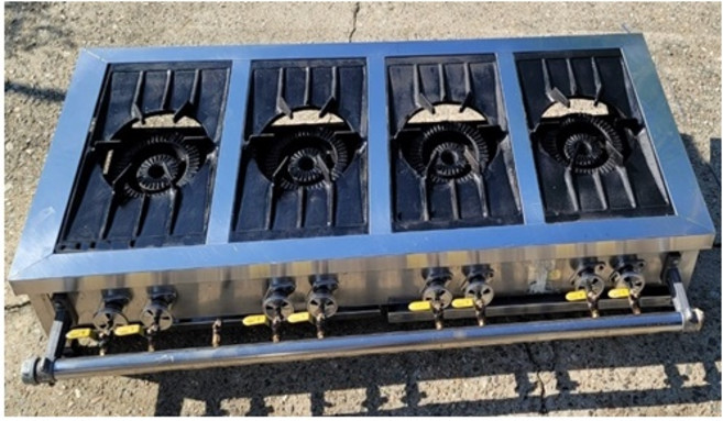 업소용 4구렌지 테이블렌지 파스타렌지 1500x600x250