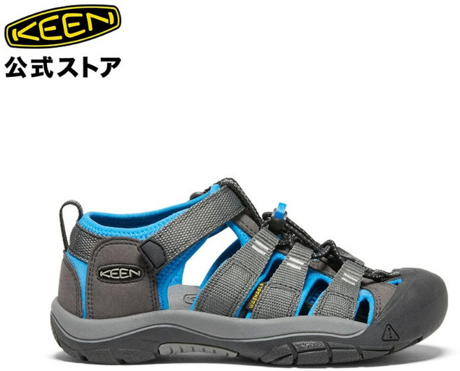 KEEN 킨 빅키즈 뉴포트 H2 어린이 샌들 NEWPORT 마그넷-브릴리언트블루