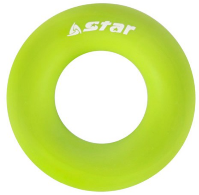 스타스포츠 핸드 링 그립 실리콘 악력기 약 EU160-06, 초록색, 5개