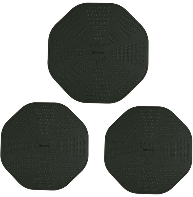 인콕 인덕션 보호 매트 대 + 소 2p, 카키블랙, 1세트