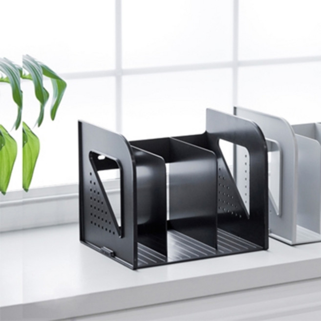 리템 EL 3단 책꽂이 2p, DARK GRAY