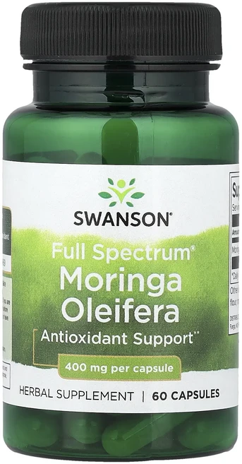 가을이벤트 Swanson Full Spectrum® 모링가 올레이페라 400mg 캡슐 60정 특별한할인, SwansonFullSpectrum모링가올레이페라400, 1개 - 쿠팡