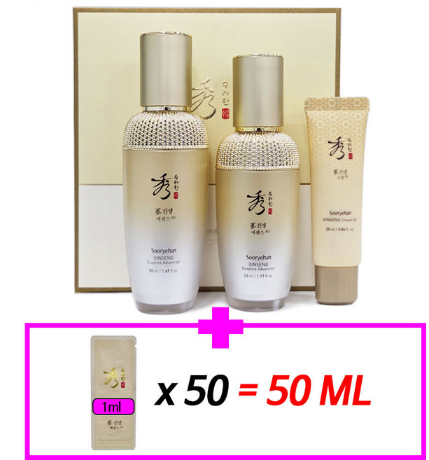 수려한 진생 에센스 AD 50ml + 33ml 기획/ 50ml 추가 증정, 1개, 83ml