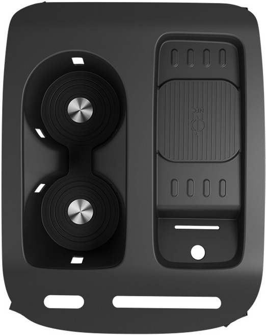 지파츠 지파츠 신형 팰리세이드 LX3 7인승 1열 센터 콘솔 트레이 친환경 실리콘, 블랙, 7인승 1열 센터콘솔 트레이  (B-1)