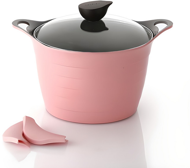 네오플램 일라 곰솥, 26cm, 핑크, 1개