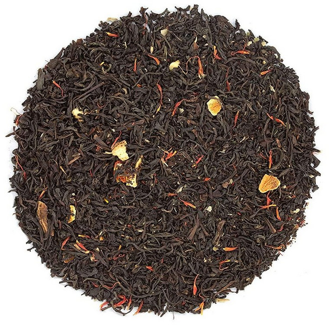 English Tea Store 루즈 리프 루이보스 허브 티 118.3ml(4온스), 블러드 오렌지 맛 홍차, 4 Ounce (Pack of 1), 1개, 1개