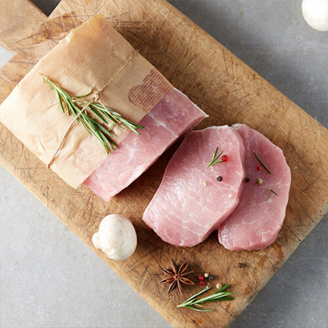 [G] 도드람한돈 냉장 등심 500g(카레/채썰기/돈가스용), 채썰기, 1개