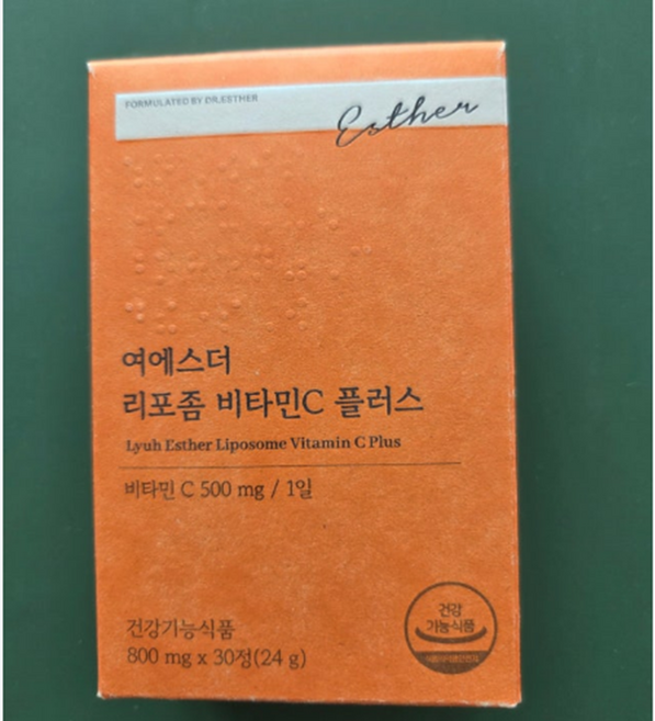 [닥터에스더] 리포좀 비타민C 플러스 여에스더 홈쇼핑 방송 제품, 30정, 1개