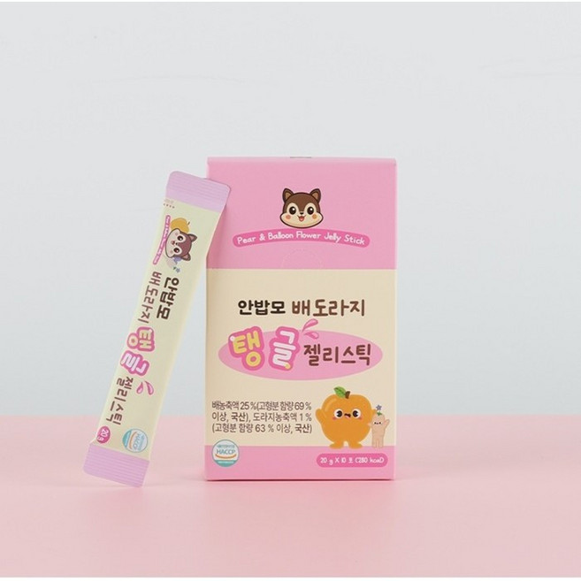 안밥모 배도라지 탱글 젤리스틱, 1개, 200g