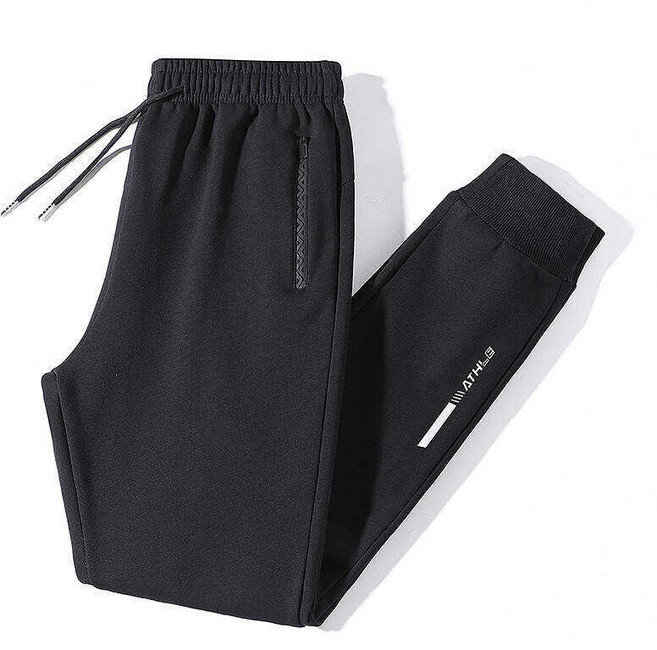 秋冬運動褲 保暖彈力刷毛褲 男士休閑長褲 加絨加厚大尺碼衛褲