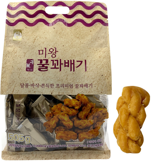 미왕 명과 꿀꽈배기, 1개, 505g