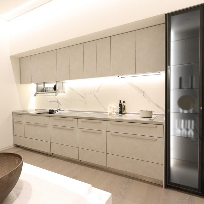 [*85인치TV증정*][일자형 주방 하부장] 일본수입 주방 싱크대 시공 리모델링 인테리어 부엌 교체 / 시공비 포함 / 클린업키친 한국본사직영, A. 스테인리스, 2700(30평대 추천)